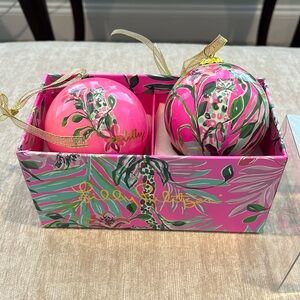 Lilly Pulitzer Ornament Set